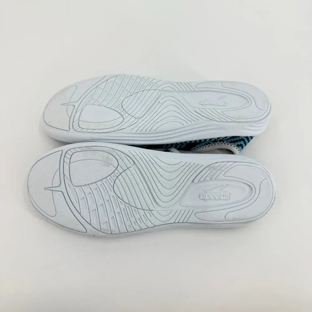 Speedo Junior Surf Strider Water Shoes Big Kid Size 2 - 3 Medium Blue Black